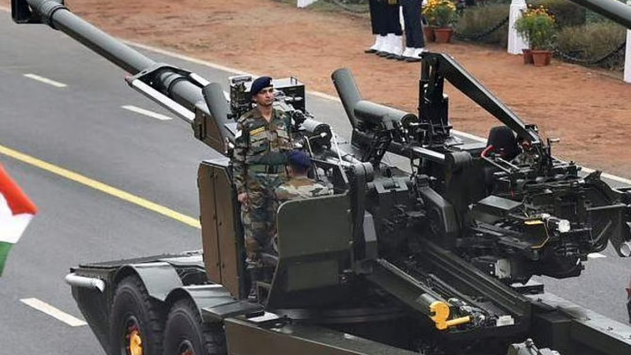 Army artillery gun