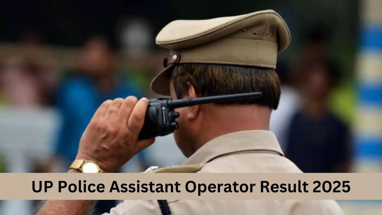 UP Police Assistant Operator Result 2025