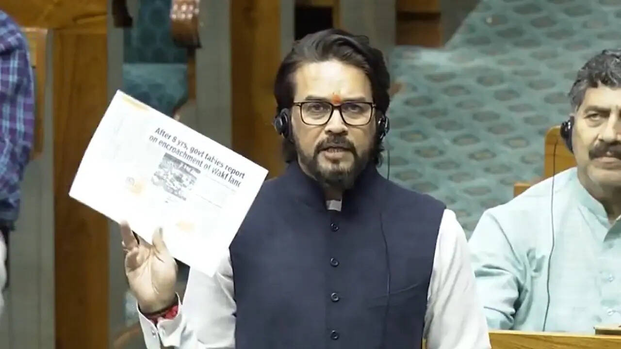 Anurag Thakur on Waqf Bill