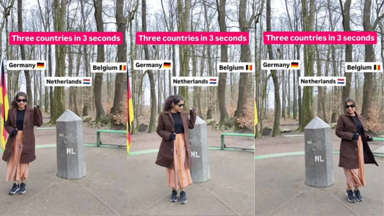 woman jumps across 3 countries in just 3 seconds