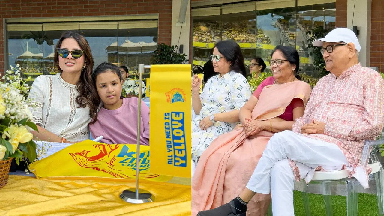 MS Dhoni family