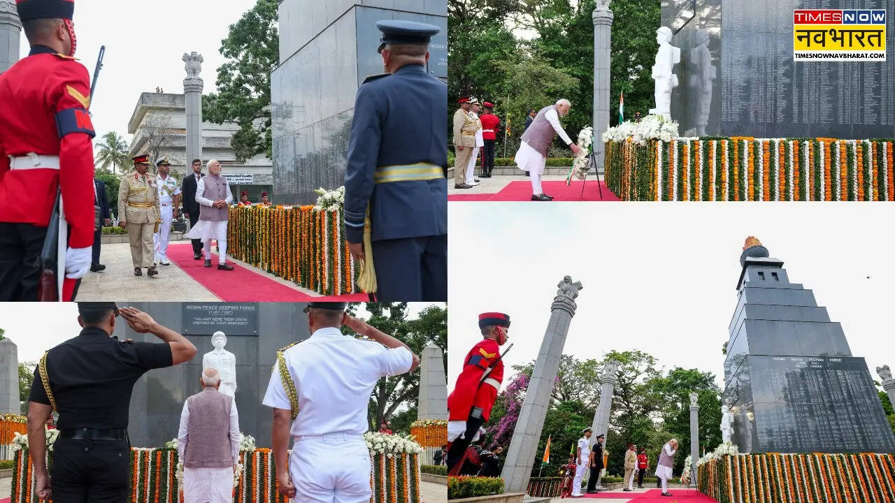 PM Modi Visited IPKF Memorial in Sri Lanka