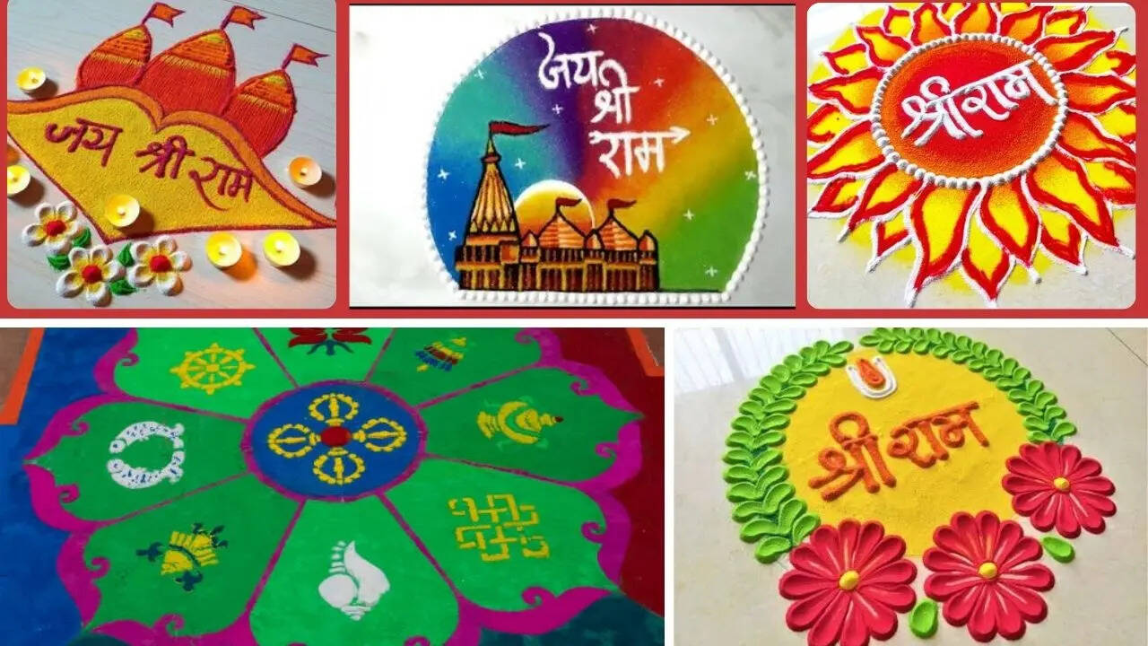 Ram Navami Rangoli, Ram Navami Rangoli Designs Easy