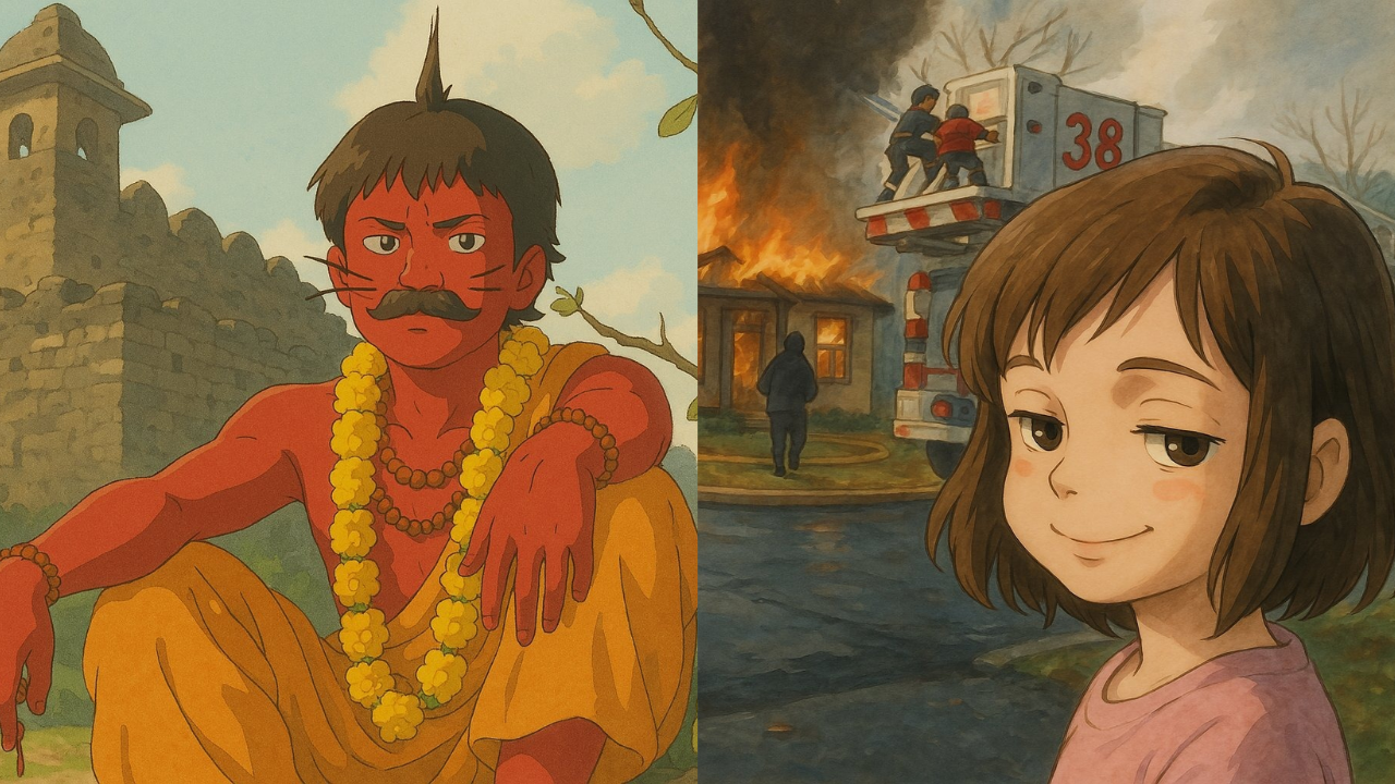 Ghibli style effects image