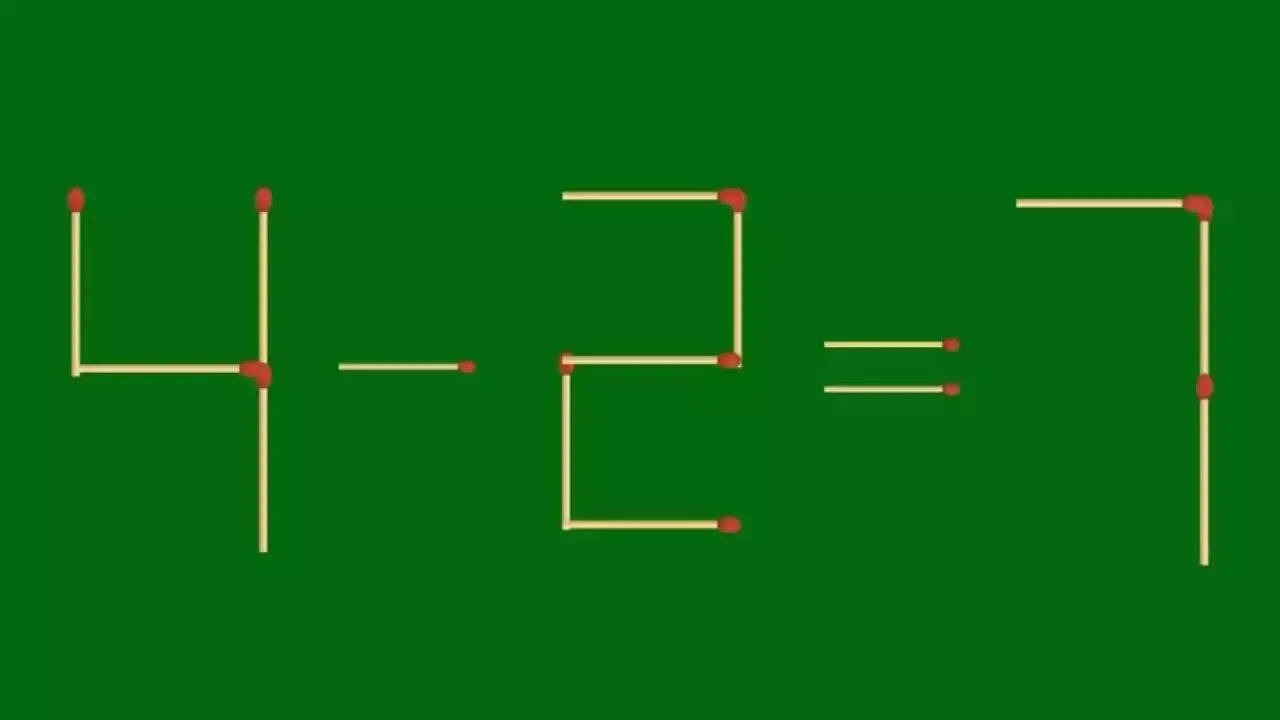 Brain Teaser Matchstick Test