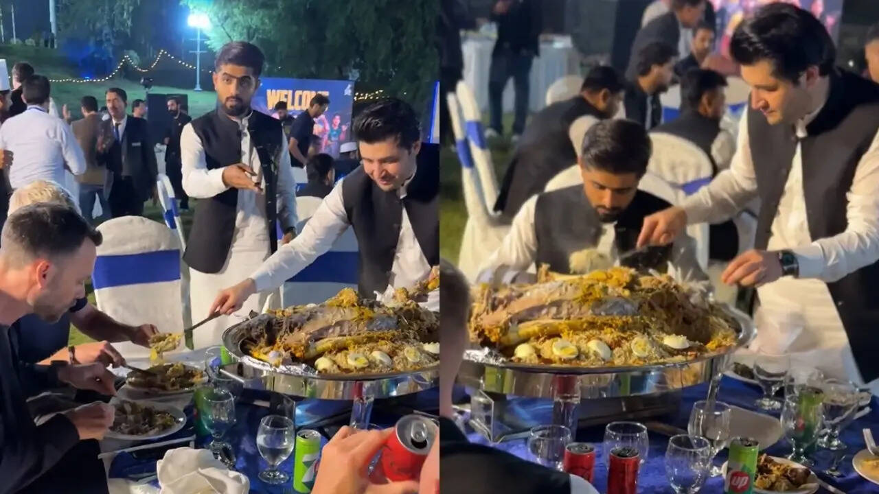 Cricketers Eat Biryani Ahead Of PSL 2025 Opener Watch Viral Video