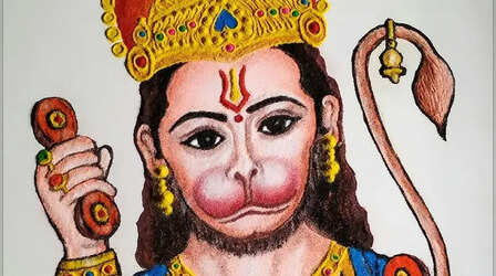Hanuman Jayanti 2025 Rangoli Design: हनुमान जयंती की सुबह घर के आंगन में बनाएं ये सुंदर रंगोली, यहां से चुनें डिजाइन, देखें हनुमान जयंती स्पेशल Top 20 Easy Rangoli Designs Photo