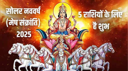 Solar New Year 2025: ये हैं सौर नववर्ष की सौभाग्यशाली राशियां