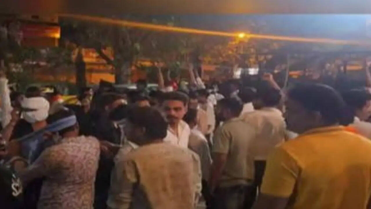 Guna Hanuman Jayanti procession Stone pelting