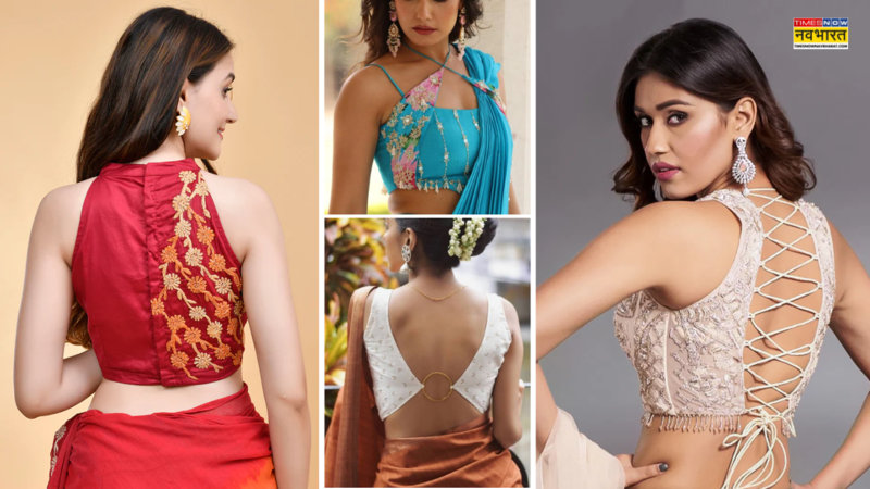 Blouse Back Design, Latest Blouse design Photo, Blouse Ki Nai Design bataye