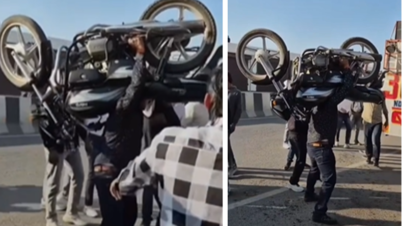 डांस करते शख्‍स का वीडियो वायरल।