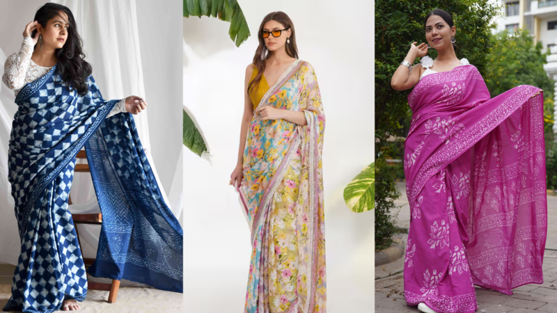 Top 5 Best Saree Fabrics For Summer Season