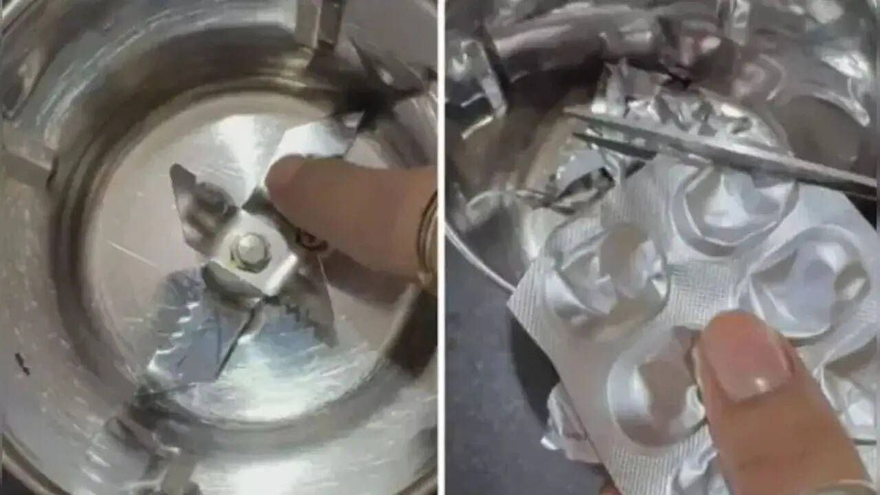 Desi Jugaad To Sharpen Mixer Blades