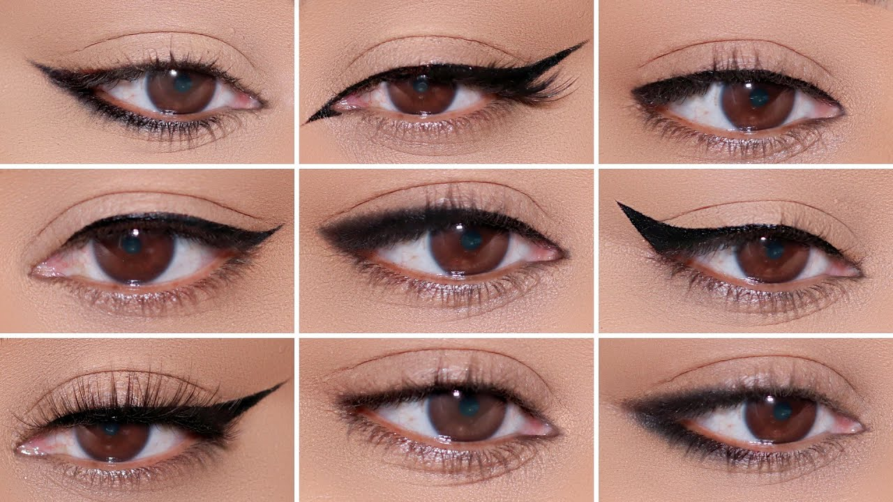 How to Apply eyeliner, eyeliner styles, best eyeliner wings type
