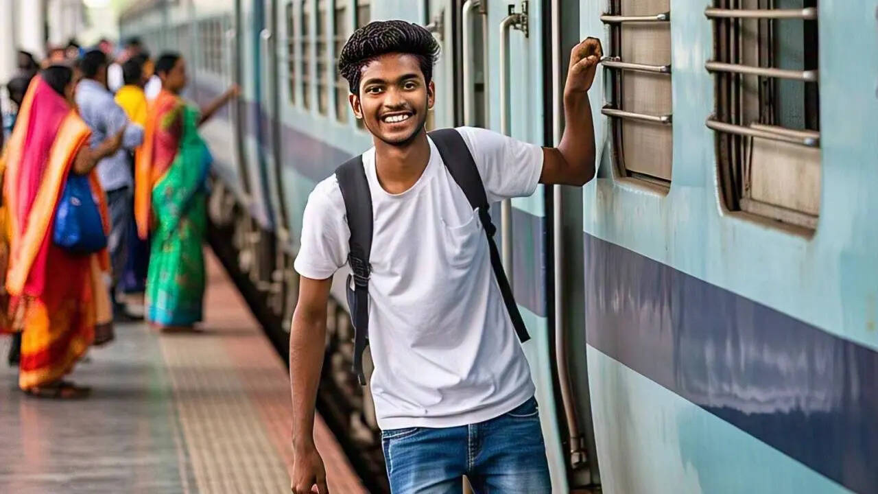 Man-deboarding train
