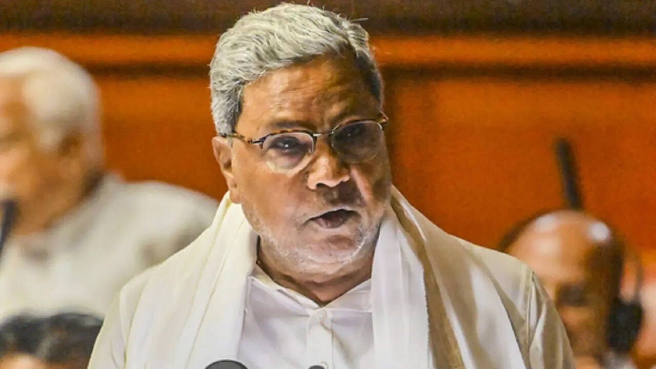 Karnataka Chief Minister Siddaramaiah