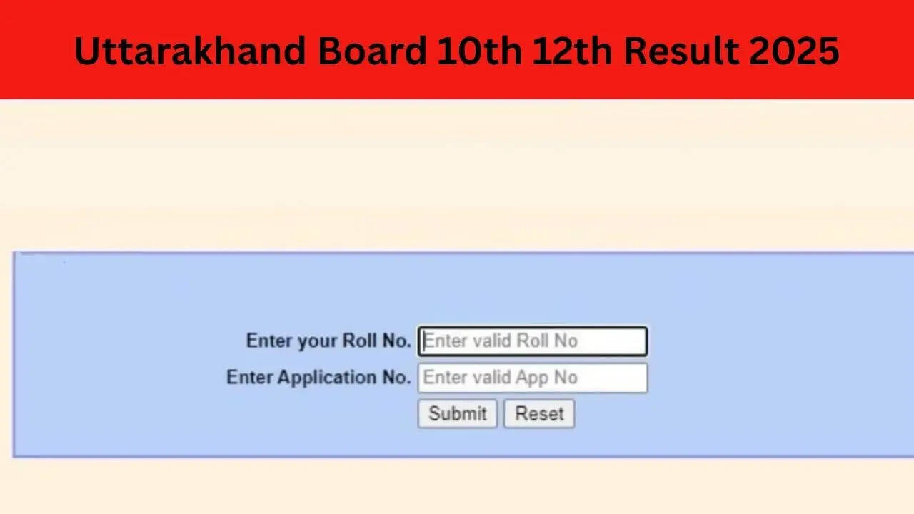 UBSE Uttarakhand Board 10th 12th Result 2025 Today