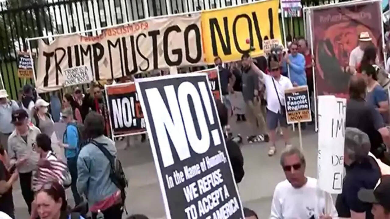 Protest in US against Trump's Policies