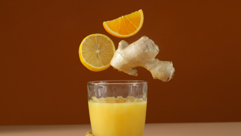 orange ginger detox water recipe in hindi