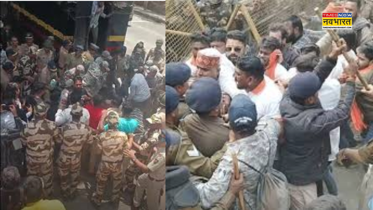 Bajrang Dal-Mumbai Police Clash