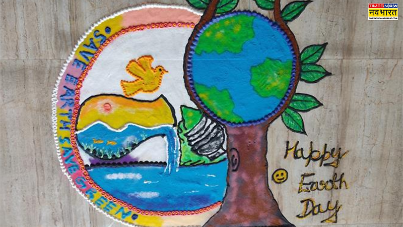Earth Day Rangoli Design 2025: Simple, Trendy Rangoli Design For ...