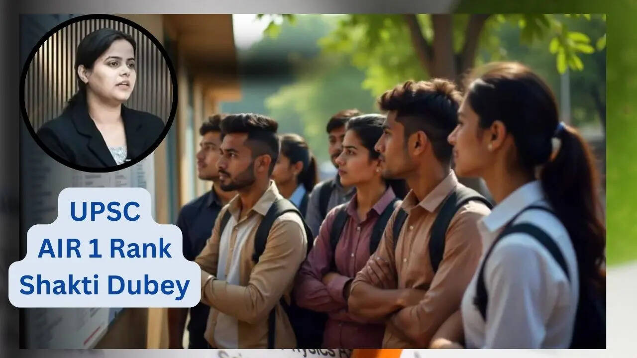 UPSC AIR 1 Rank Shakti Dubey