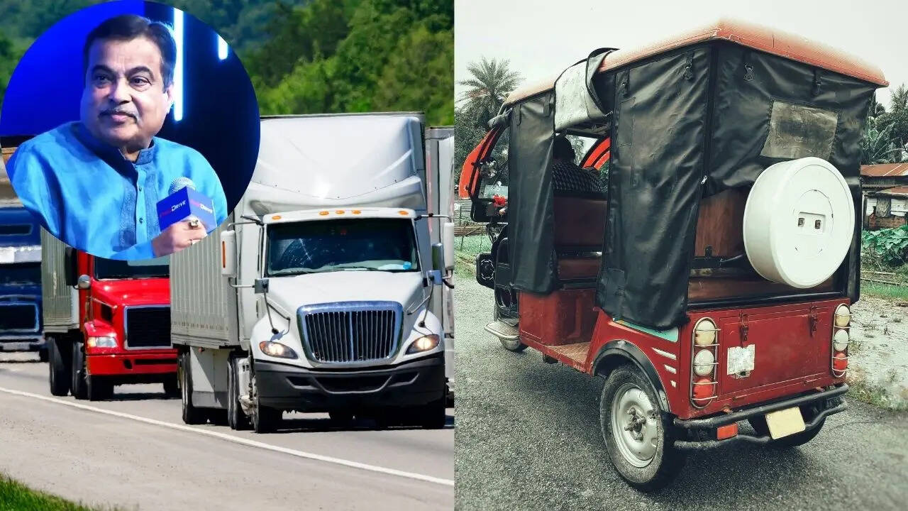 Nitin Gadkari, truck safety rating, e-rickshaw,