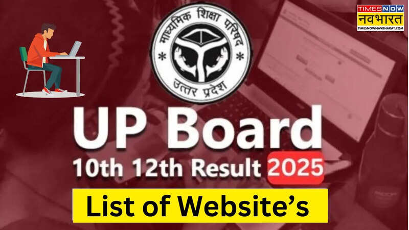 UP Board Result 2025 list of website