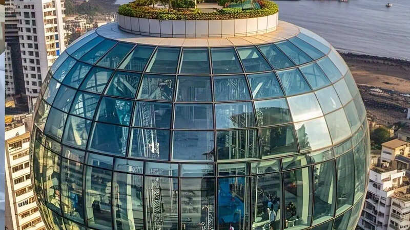 Mumbai rooftop glass gallery