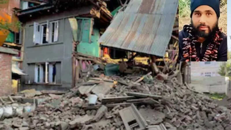 Jammu Kashmir Terrorists Houses Demolished