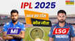 MI vs LSG Match Toss Update आज का टॉस किसने जीता मुंबई इंडियंस बनाम लखनऊ सुपर जायंट्स