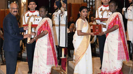 Padma Awards 2025: राष्ट्रपति द्रौपदी मुर्मू ने पद्म पुरस्कार से 71 विभूतियों को किया सम्मानित, अभिनेता से लेकर खिलाड़ी तक शामिल