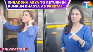 Kumkum Bhagya प्रीता बनकर श्रद्धा आर्या ने की धाकड़ वापसी सेट पर सताने लगी जुड़वा बच्चों की याद
