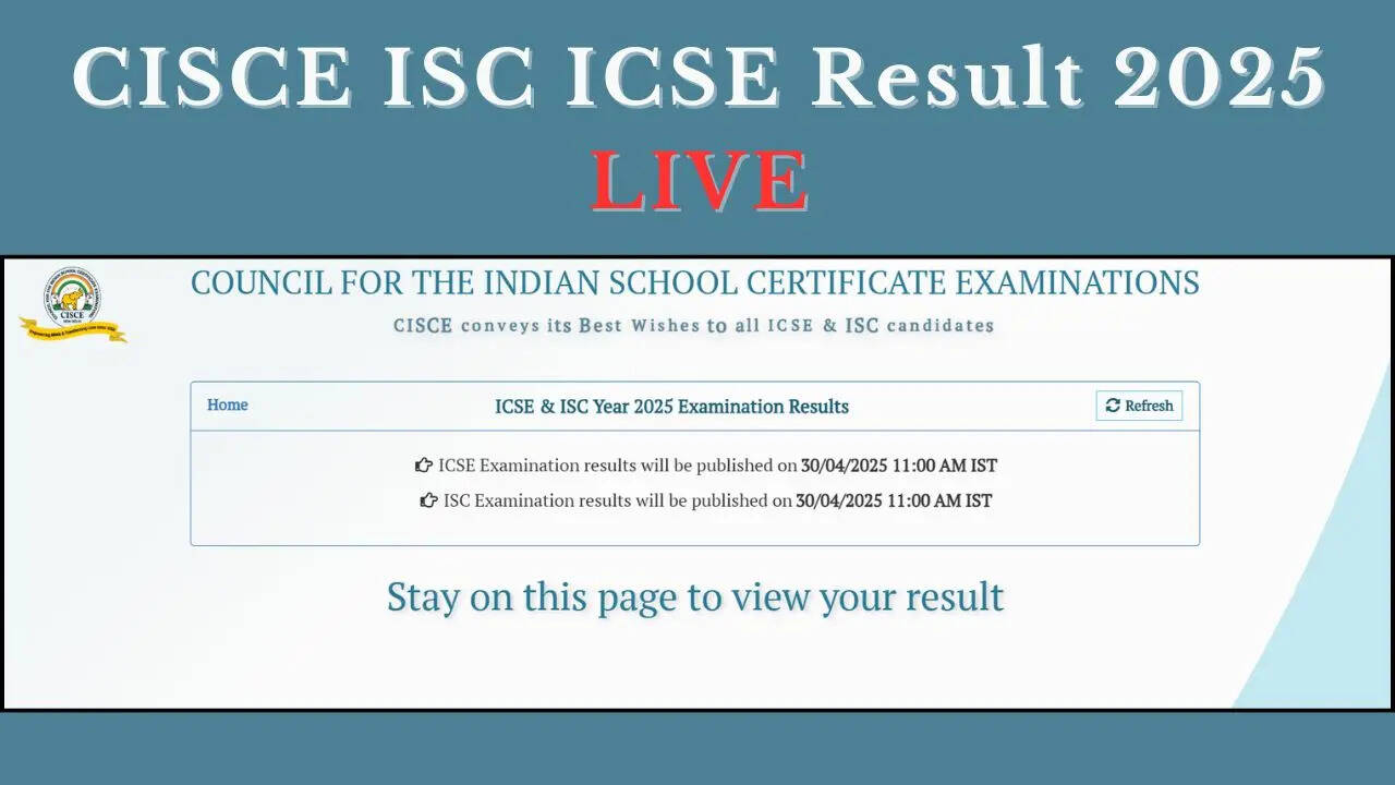 आईसीएसई 10वीं और आईएससी 12वीं रिजल्ट जारी , cisce.org से डाउनलोड करें मार्कशीट