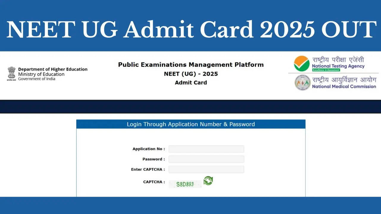 NEET UG Admit Card 2025