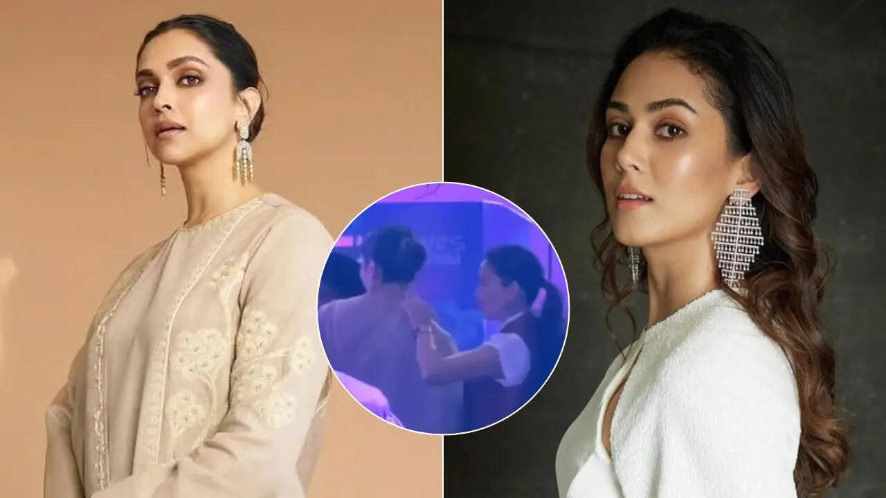 Meera Rajput cured Deepika Padukone's scarf at the middle event