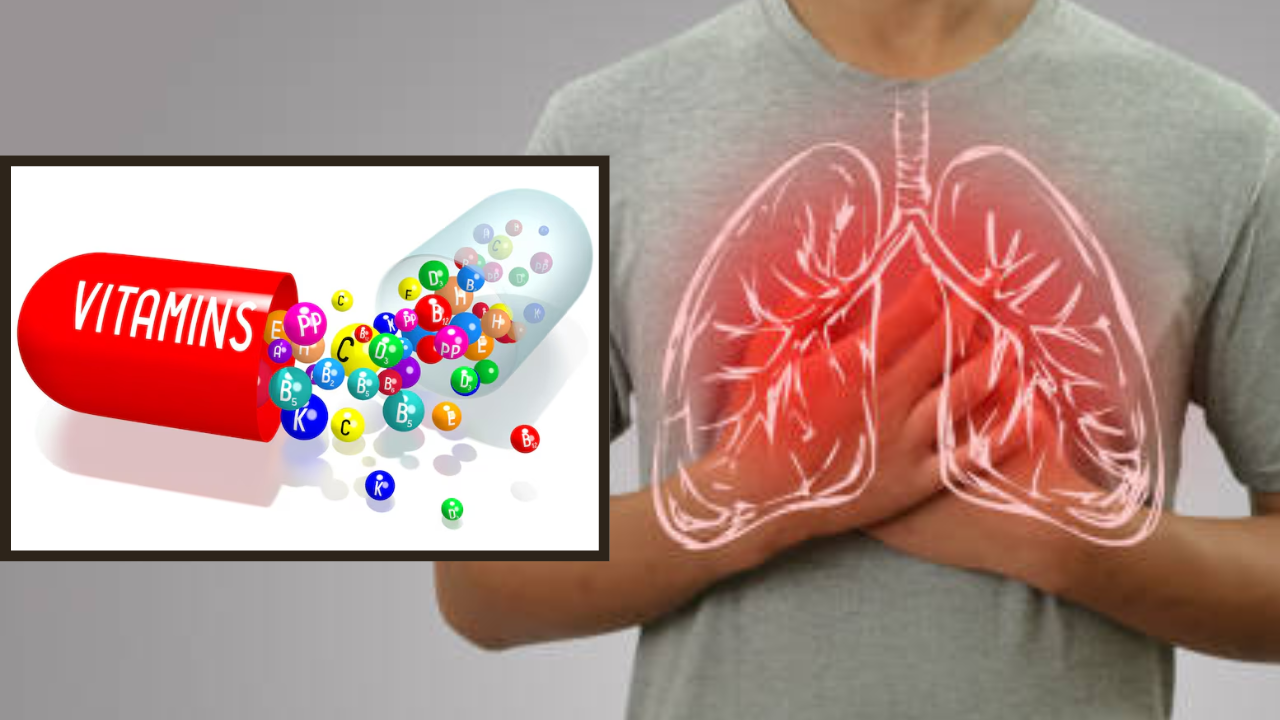 This causes lung problems in Hindi in vitamin deficiency