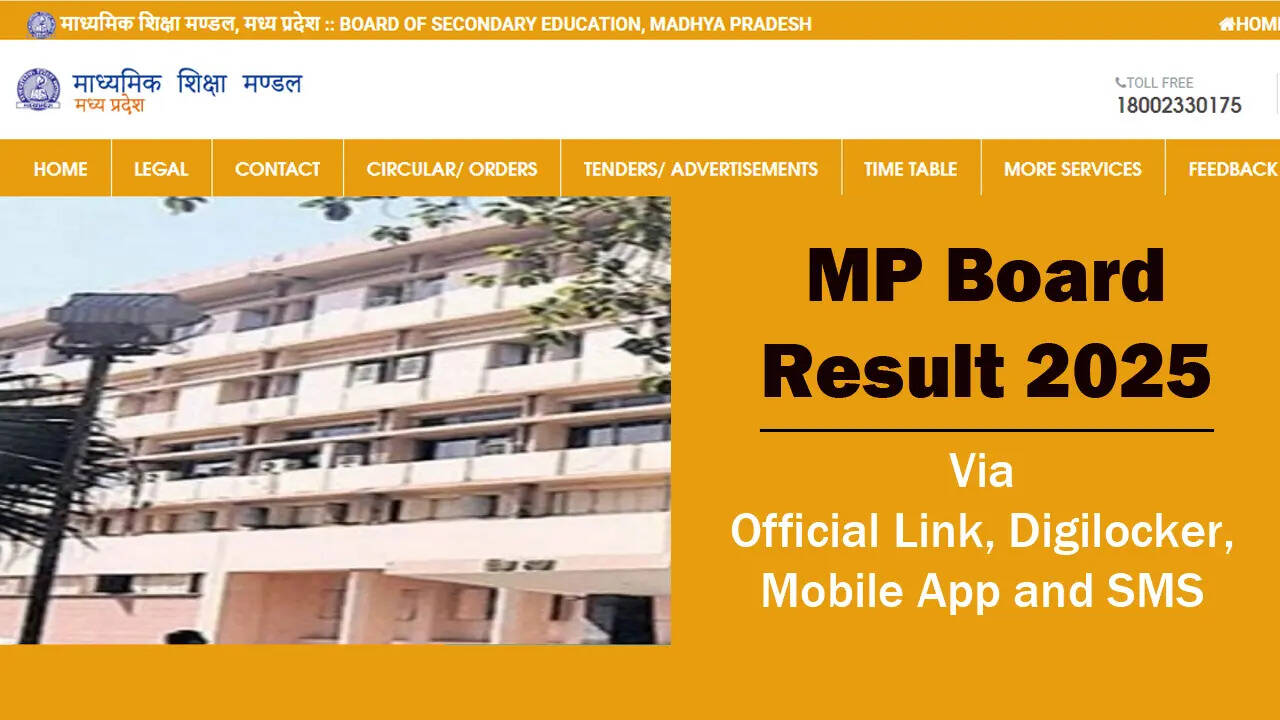 MPBSE MP Board 10th Result 2025
