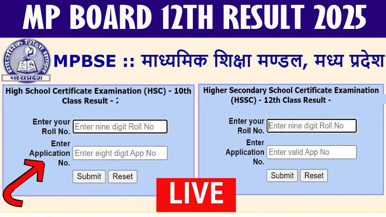 MP Board 12th Result 2025, MPBSE mpbse.mponline.gov.in LIVE