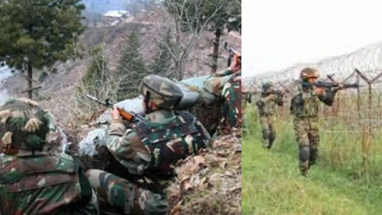 Fuerte bombardeo de las fuerzas pak en Locke