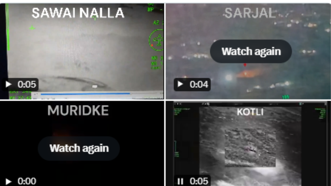 Video of air strikes released in Pakistan.
