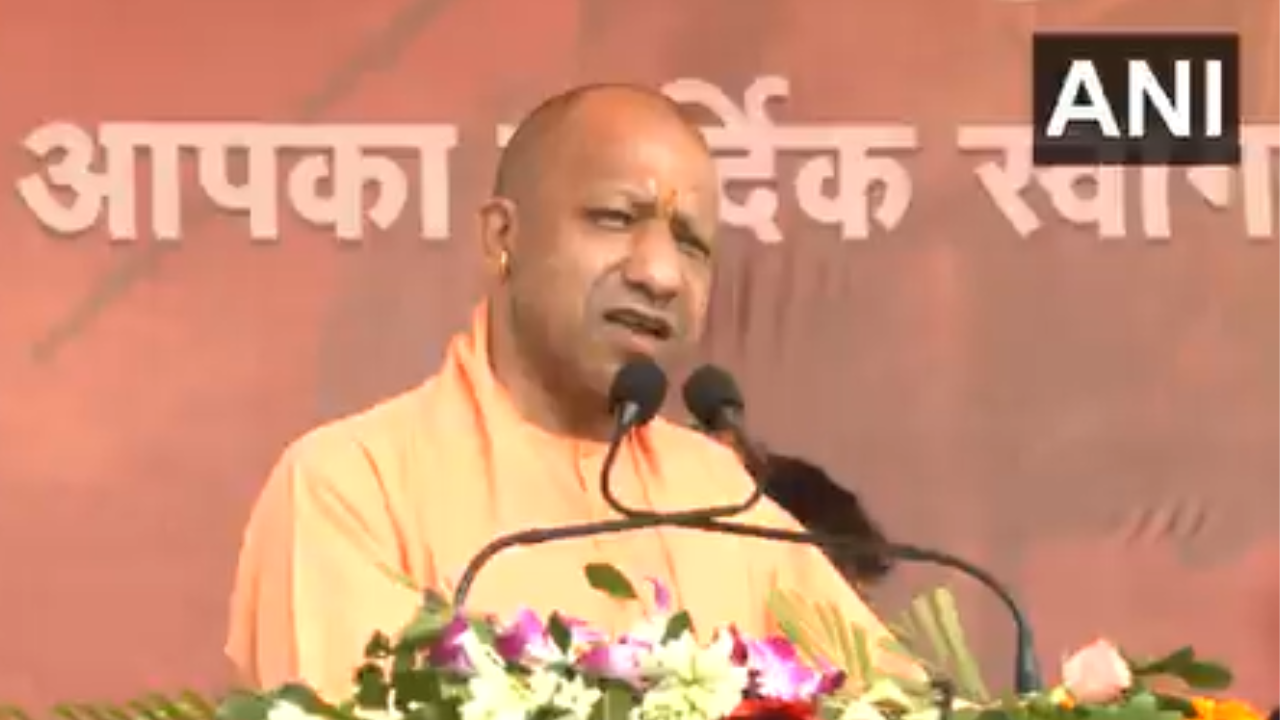CM Yogi habla en Maharana Pratap Jayanti.