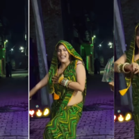Bhabhi Dance डीजे पर देसी भाभी ने किया हाहाकारी डांस देखकर आप भी कहेंगे- क्या स्वैग है