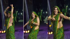 Bhabhi Dance डीजे पर देसी भाभी ने किया हाहाकारी डांस देखकर आप भी कहेंगे- क्या स्वैग है