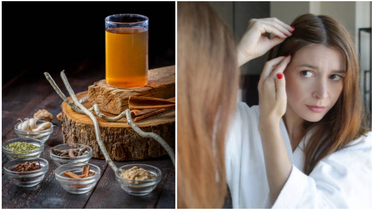 Hierbas para evitar que el cabello se vuelva blanco en hindi