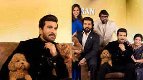 Ram Charan का वैक्स स्टैच्यू बनकर हुआ तैयार एक्टर ने पेट डॉग संग दिया पोज तो असली-नकली में कन्फ्यूज़ हुए फैंस