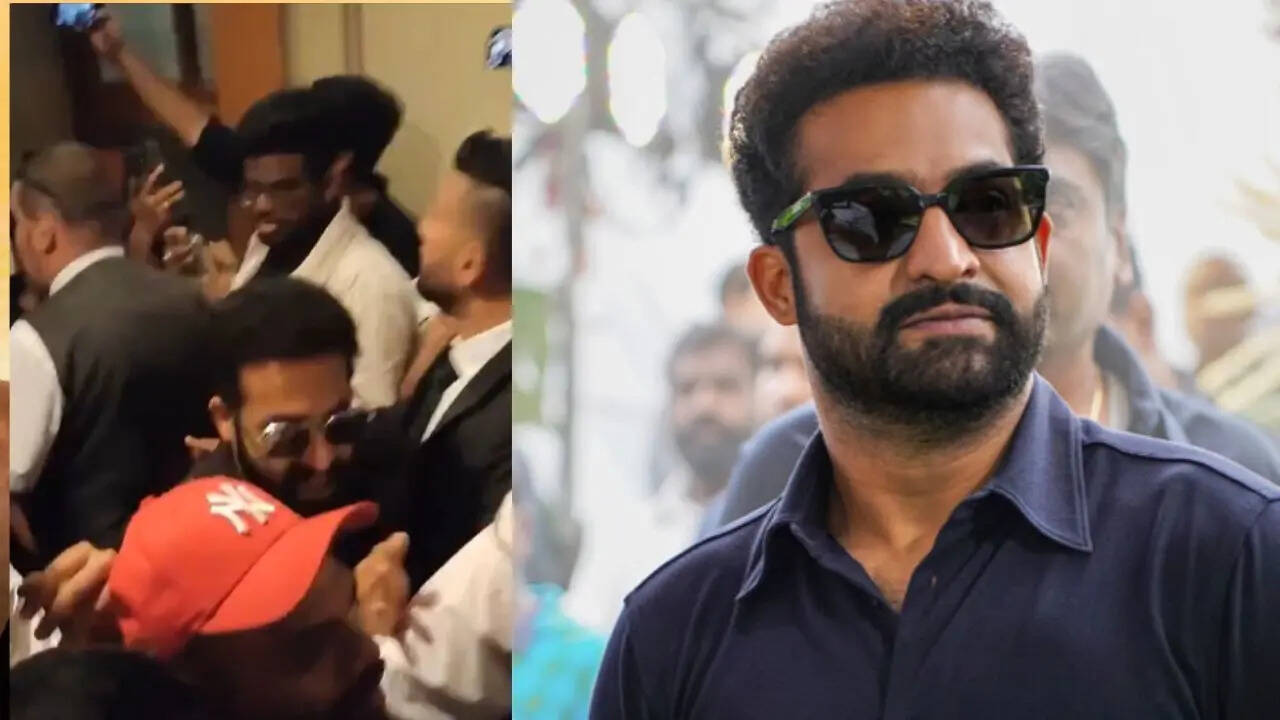 Jr. NTR Looses Control over Crowd