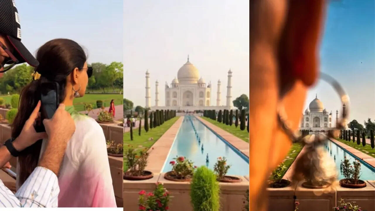 Couple Captured Beautiful Photos Of Taj Mahal