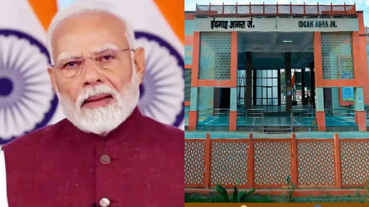 Esquema de la estación Amerat Bharat