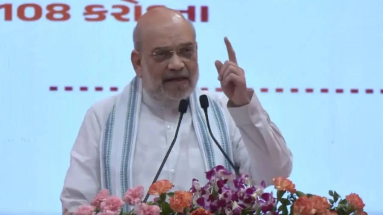 Amit Shah in Gandhinagar